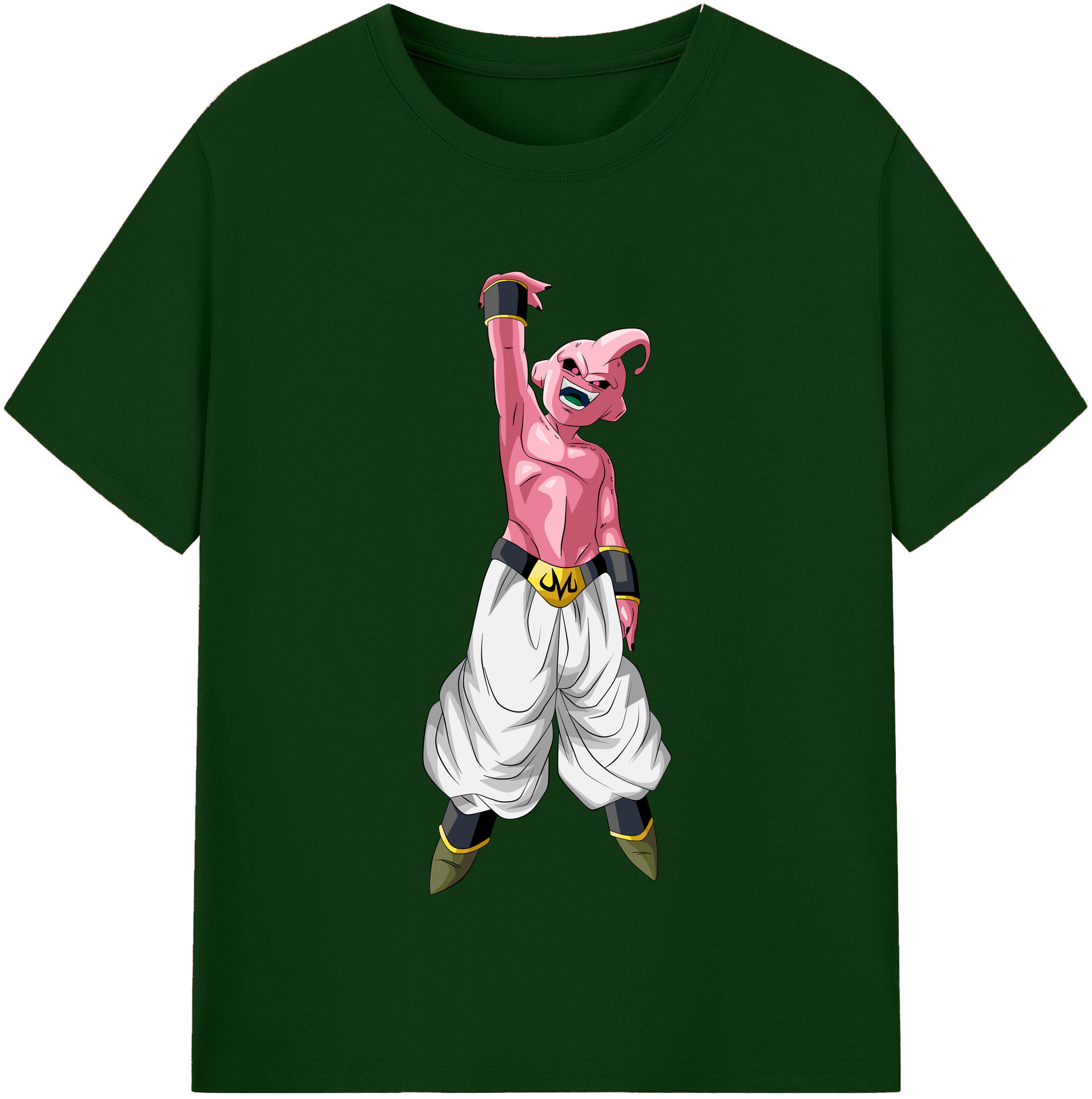 （画像用） ドラゴンボール 魔人ブウ DRAGON BALL Majin Buu 綿100％半袖Tシャツ（フロントプリント）